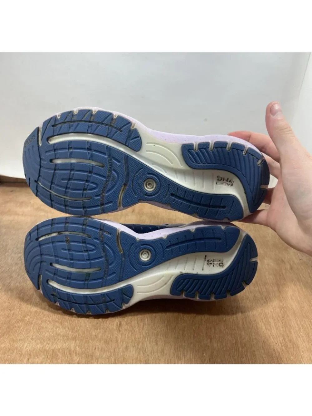 Brook Glycerin 20 Stealthfit Women Size 9 Blue Athletic Running Shoes Lace Up